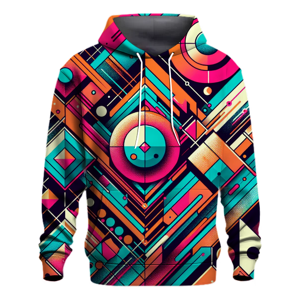 Neon Geometry Pulse Hoodie