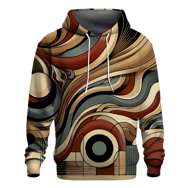 Vintage Aura Abstract Hoodie