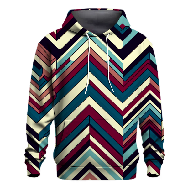 Chic Chevron Groove Hoodie