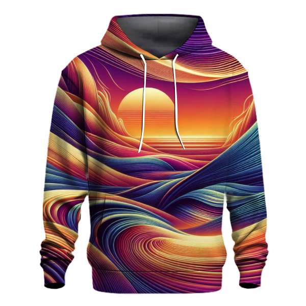 Neon Sunset Adventure Hoodie