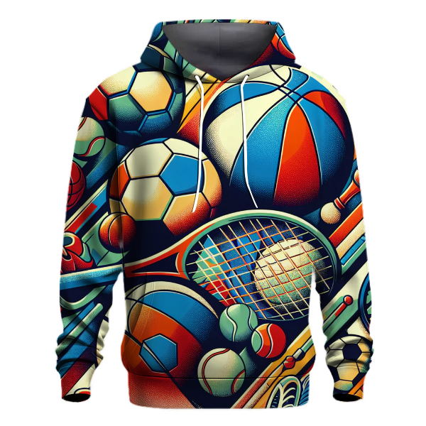 Retro Sports Champions Hoodie