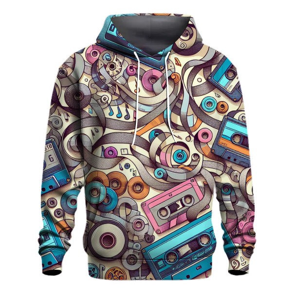 Cassette Tape Cascade Hoodie