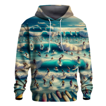 Surfing Coastal Adventure Hoodie
