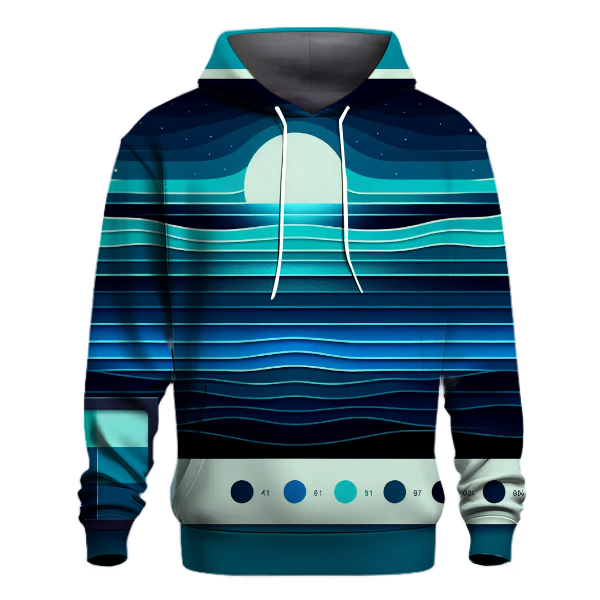 Midnight Lagoon Gradient Hoodie