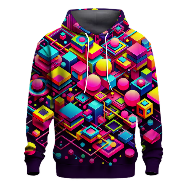 Neon Vibe Explosion Hoodie