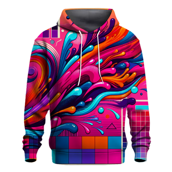 Funky 80s Prints Hoodie