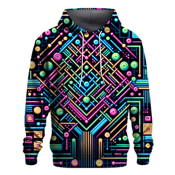 Electric Dance Floor Pulse Hoodie