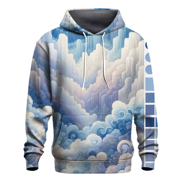 Dreamy Cascade Tie-Dye Design Hoodie