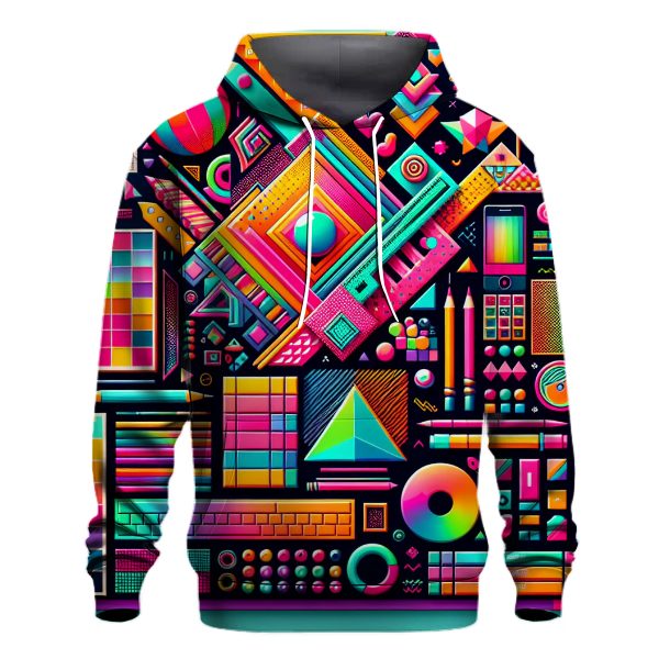 Retro Funkadelic Patterns Hoodie