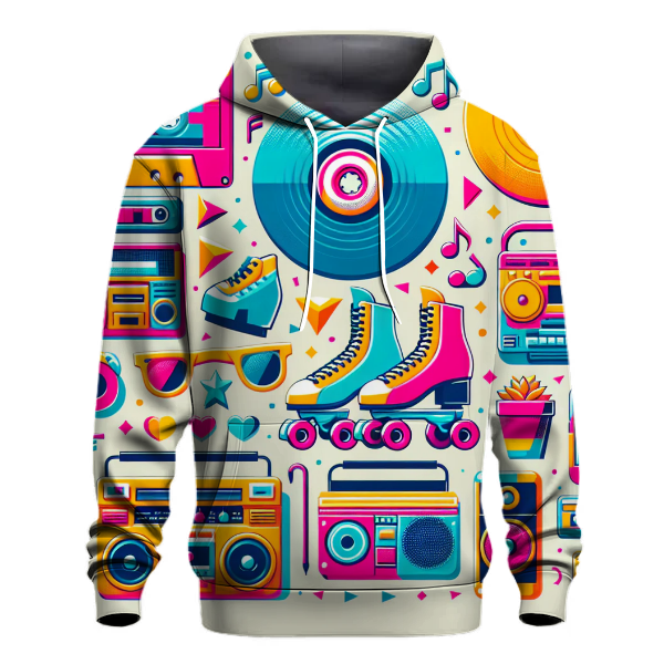 Funky 80s Icons Hoodie