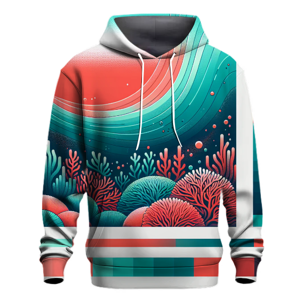 Coral Reef Bloom Hoodie