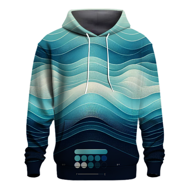 Ocean Wave Sweep Hoodie