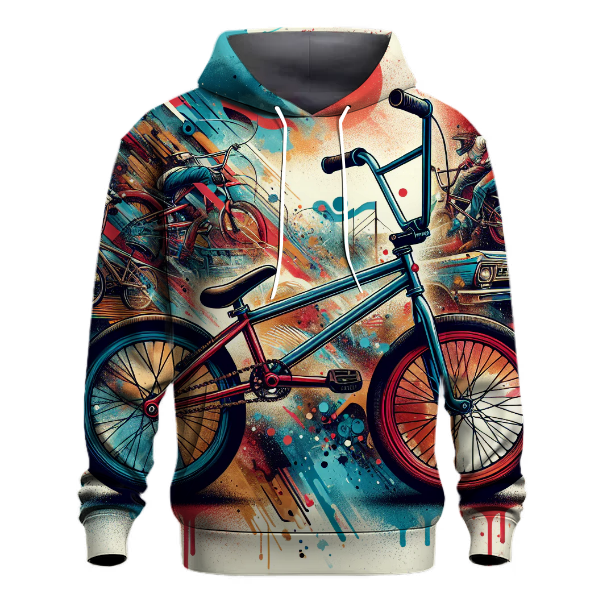 Vintage BMX Thrill Hoodie