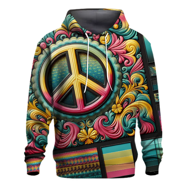Groovy Peace Vibes Hoodie