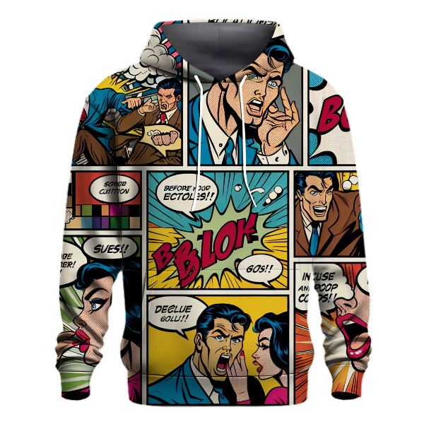 Pop Art Comic Explosion Hoodie