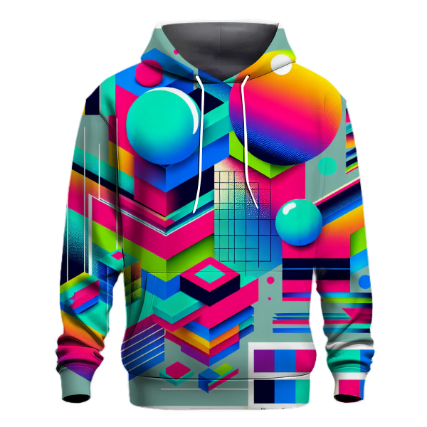 Radical 80s Shapes Hoodie