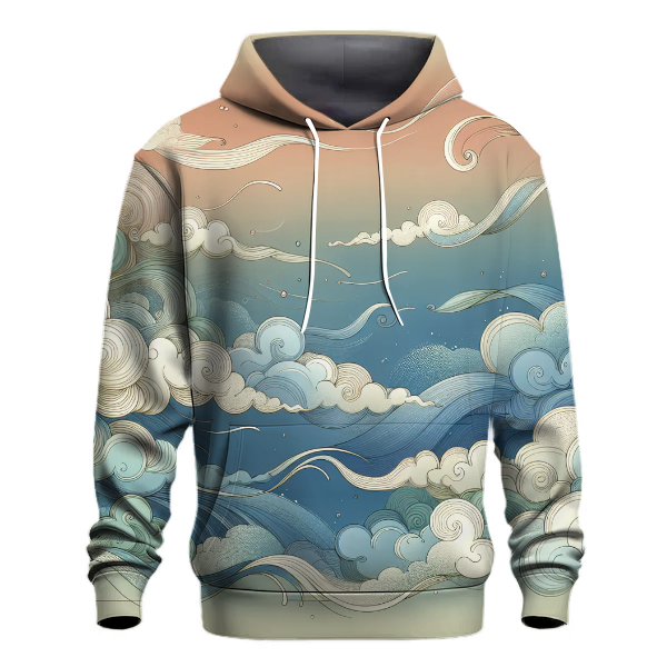 Dreamy Whimsical Clouds Hoodie