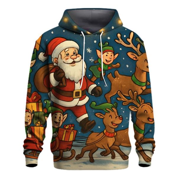 Santa's Delivery Crew Hoodie