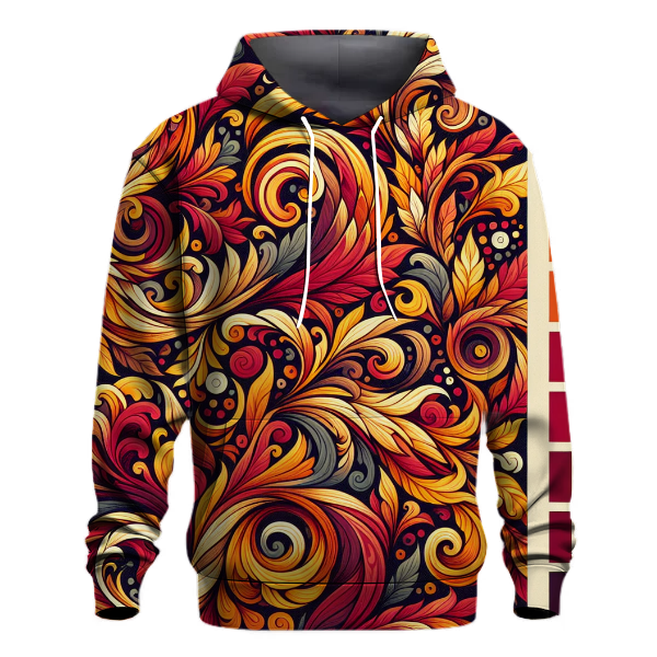 Autumn Ember Tie-Dye Hoodie