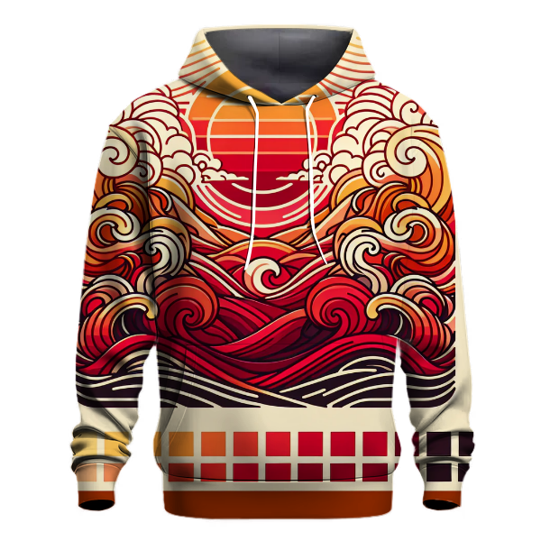 Fiery Sunset Radiance Hoodie