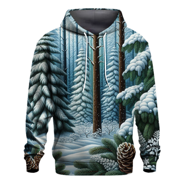 Pinecone Forest Christmas Hoodie