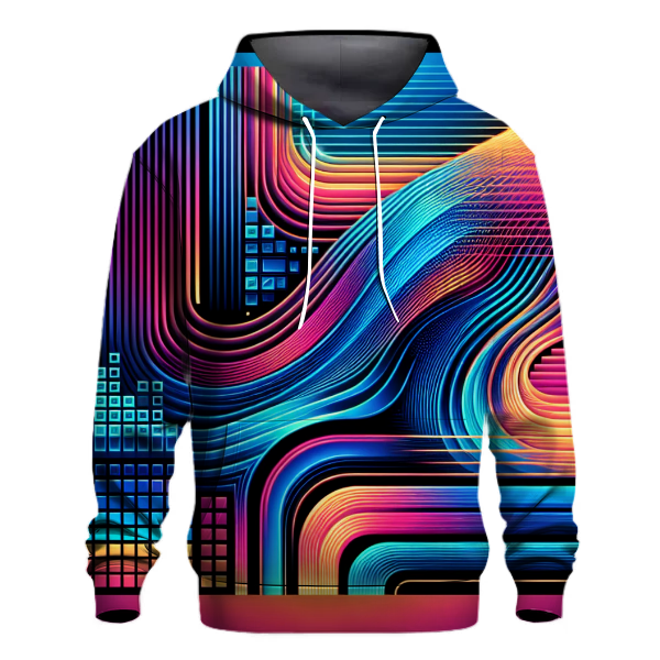 Futuristic Technicolor Hoodie