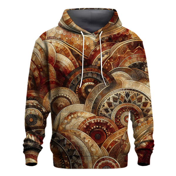 Earthy Mosaic Hoodie