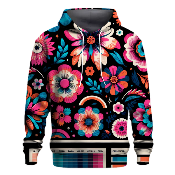 Floral Retro Harmony Hoodie
