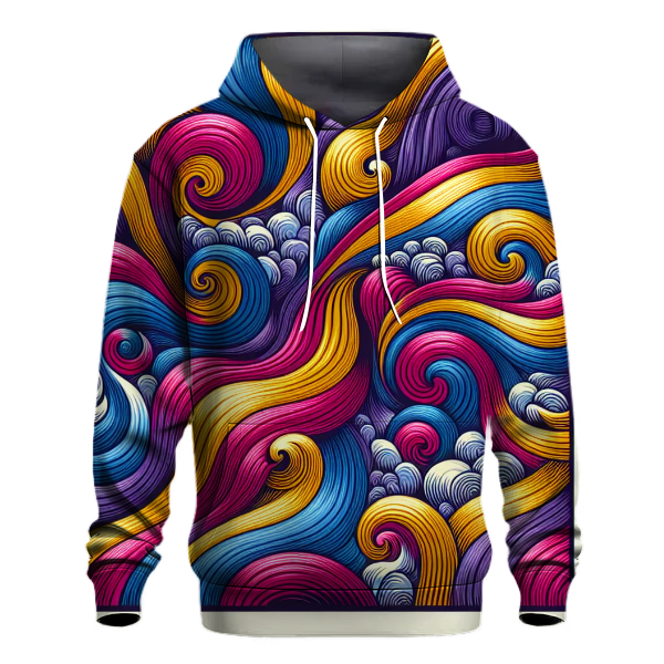 Vintage Waves Hoodie