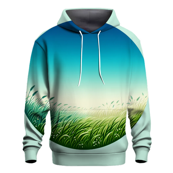 Serene Meadow Gradient Hoodie