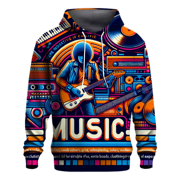 Nostalgic 70s Music Scene Hoodie