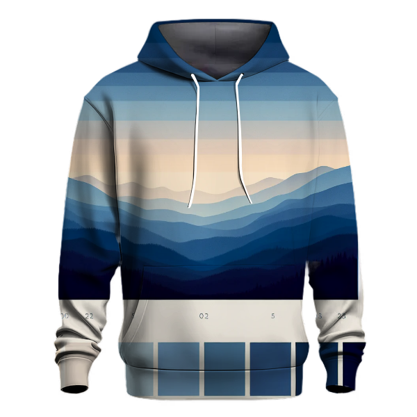 Mountain Twilight Gradient Hoodie