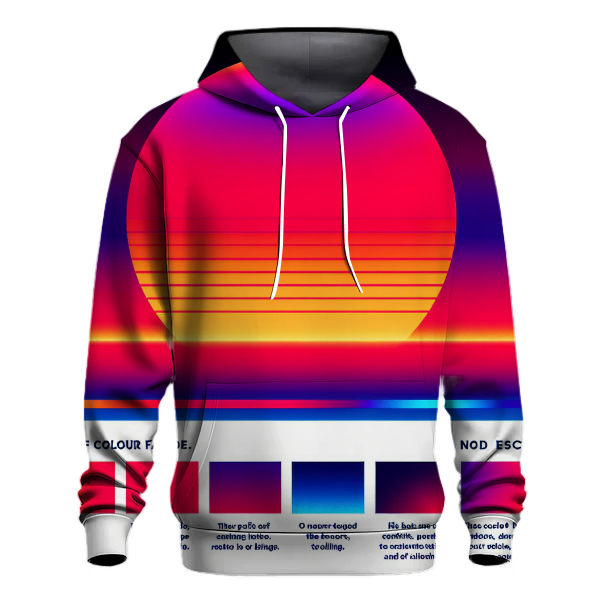 Electric Sunset Fade Hoodie