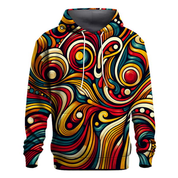 Funky Floral Frenzy Hoodie