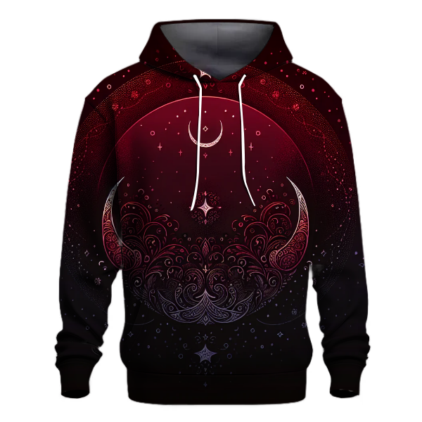 Crimson Eclipse Gradient Hoodie