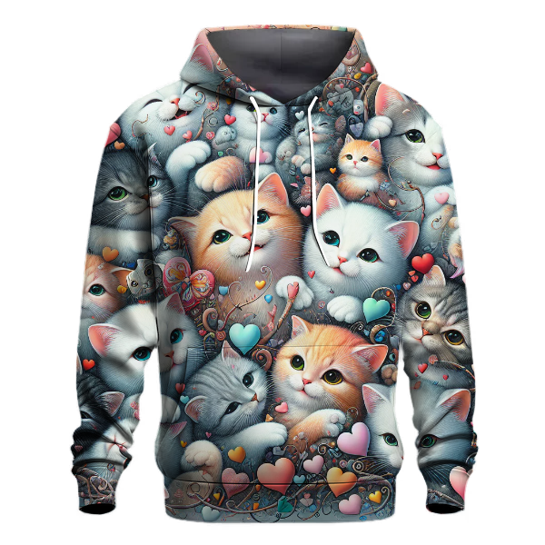 Cute Cat Patterns Hoodie