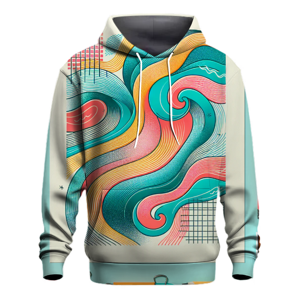 Retro Waves of Color Hoodie