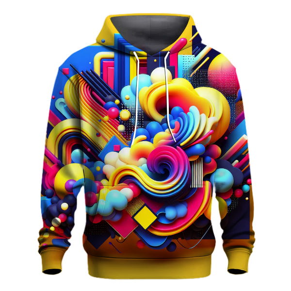 Electric 80s Artistry Hoodie