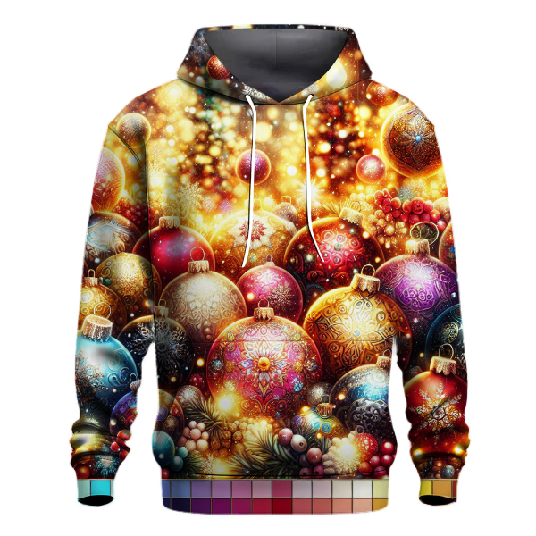 Holiday Lights and Ornaments Hoodie