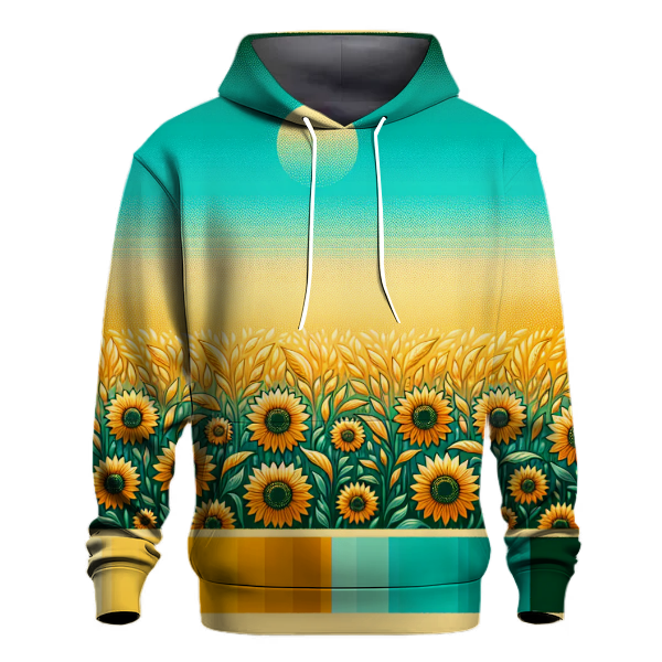 Sunflower Field Drift Hoodie