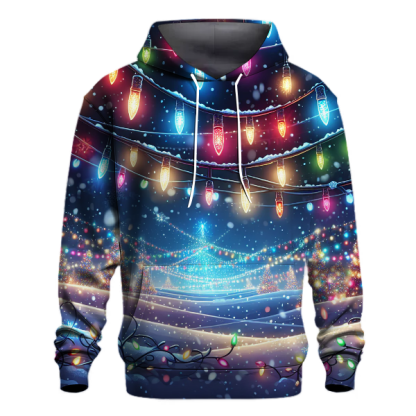 Festive Christmas Lights Hoodie