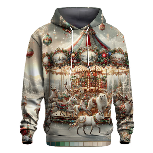 Joyous Christmas Carousel Hoodie