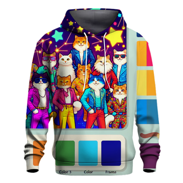 Cool Cats Retro Hoodie