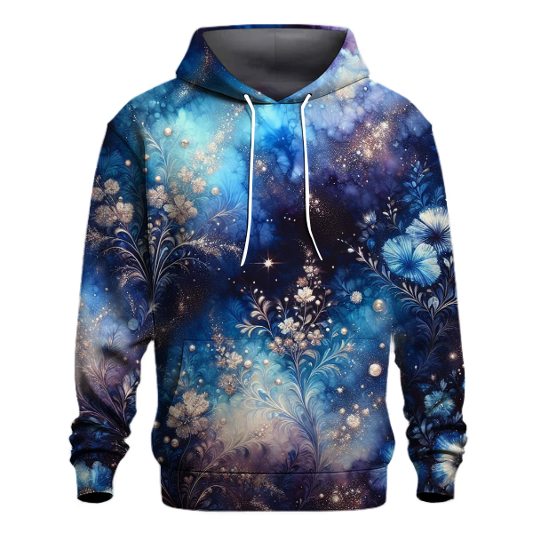 Starlit Garden Tie-dye Design Hoodie