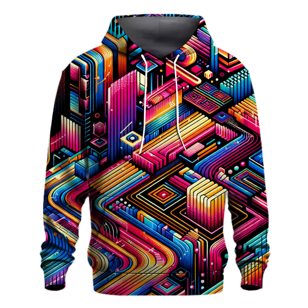 Neon Electro Pulse Hoodie