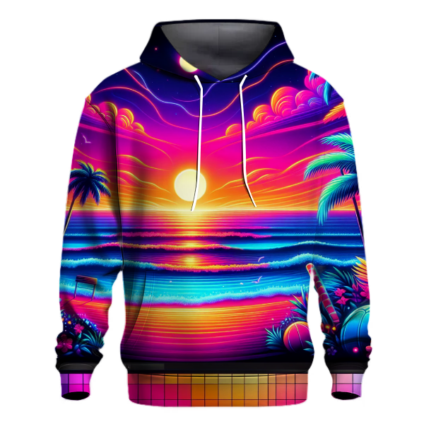 Neon Miami Nights Hoodie