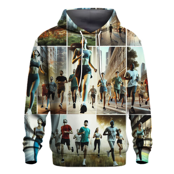Running - City Scape Hoodie