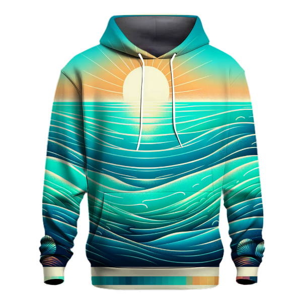 Summer Ocean Tides Hoodie