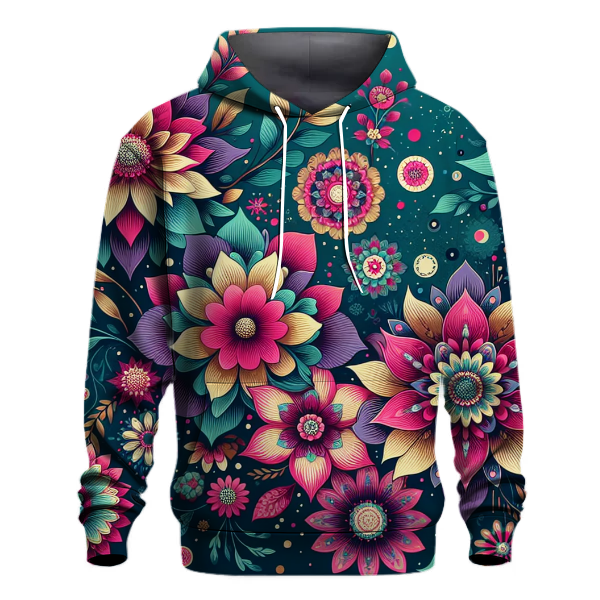 Vintage Dazed and Floral Hoodie