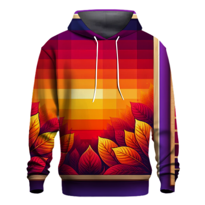 Autumn Sunset Cascade Hoodie